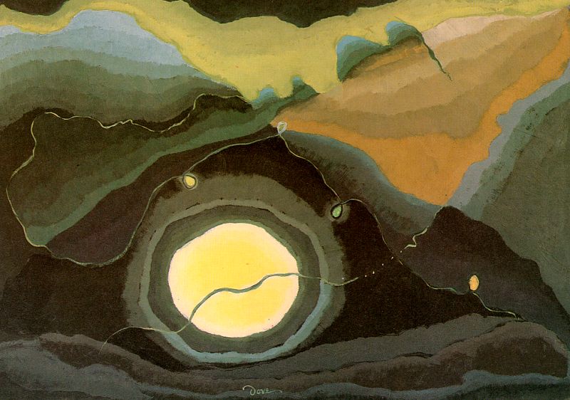 Me and the Moon, Arthur Dove