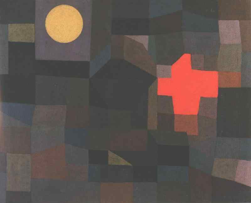 Fire, Full Moon, Paul Klee