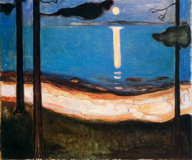 Moon Light, Edvard Munch (1895)