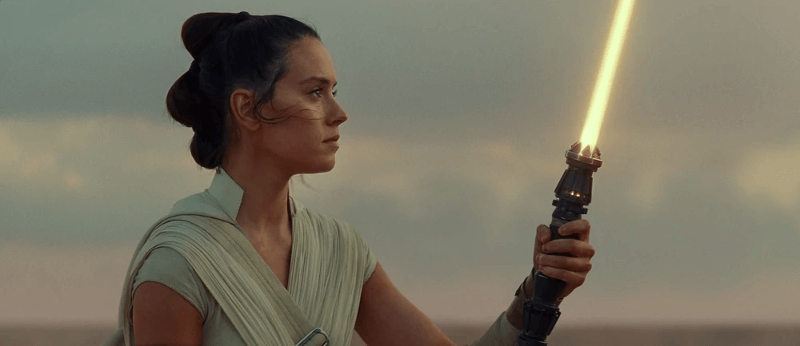 Rey's lightsaber