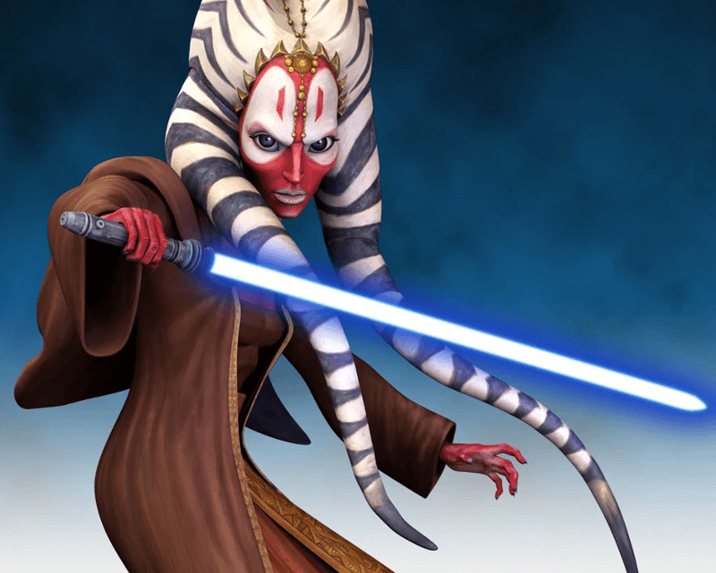 Shaak Ti's lightsaber