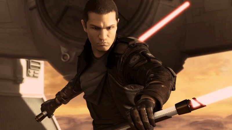 Starkiller's lightsabers from The Force Unleashed video game