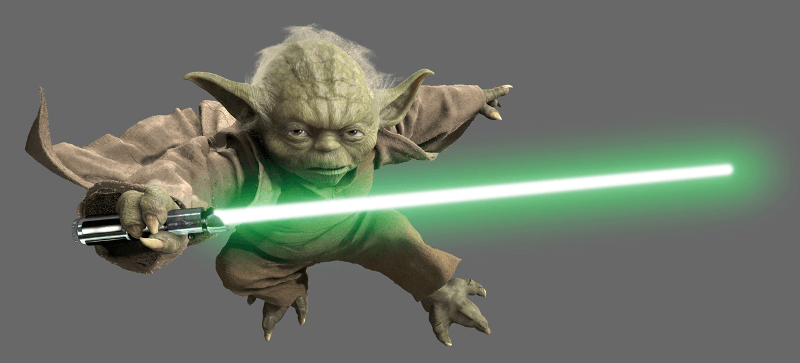 Yoda's lightsaber