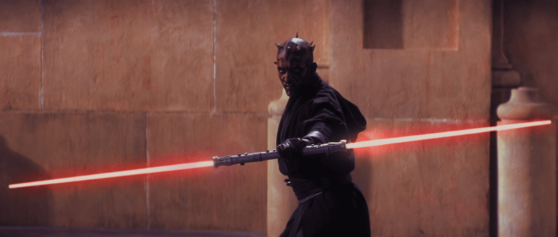 Darth Maul's first lightsaber