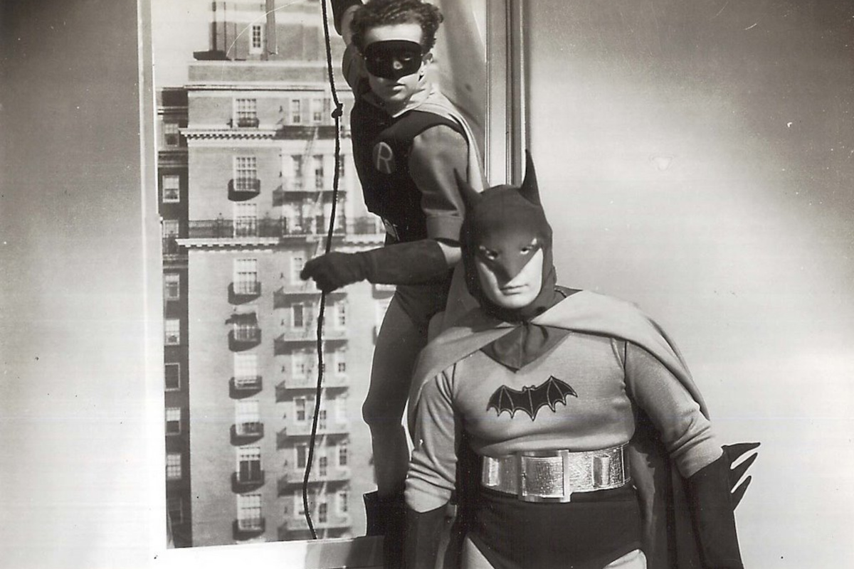 Douglas Croft as Robin and Lewis Wilson as Batman