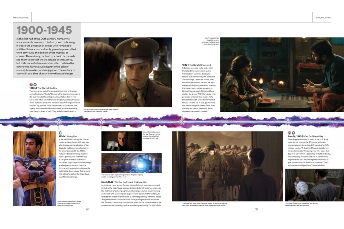 The Marvel Universe: An Official Timeline, Page 30 and 31