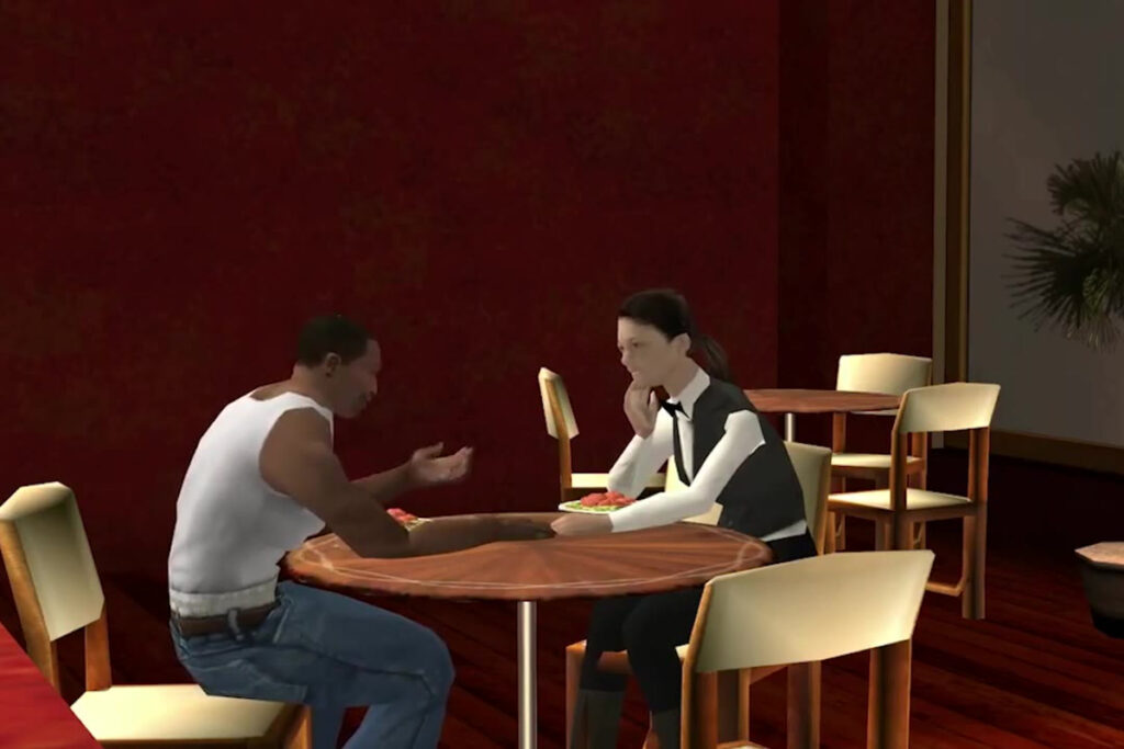 Carl Johnson (CJ) and Millie Perkins